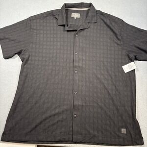 Saints Studio Men's Camp Shirt Size 2XL Beachwear Cruise Wear Club Rose